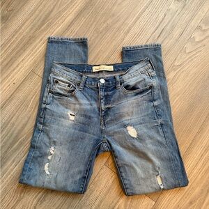 Gap Best Girlfriend Distressed Blue Jeans / 24R